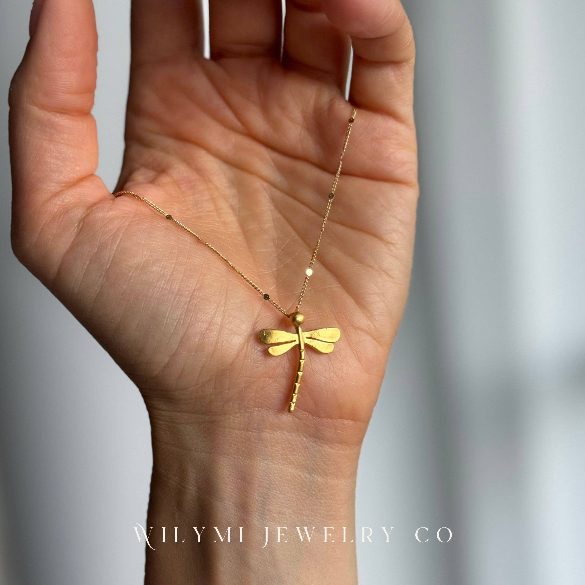 Mini Dragonfly Necklace