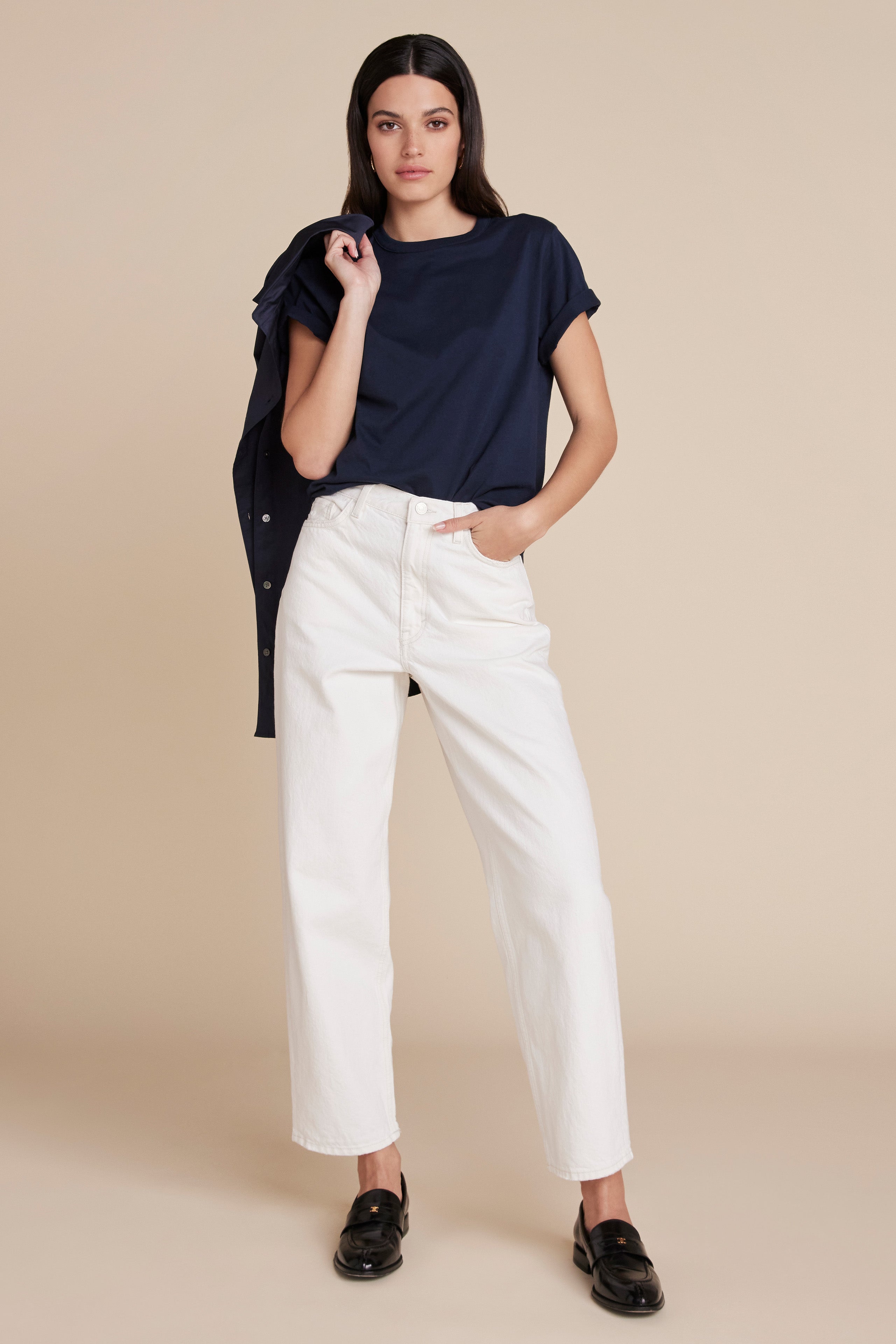 The Iconically Soft Perfect Tee In Navy