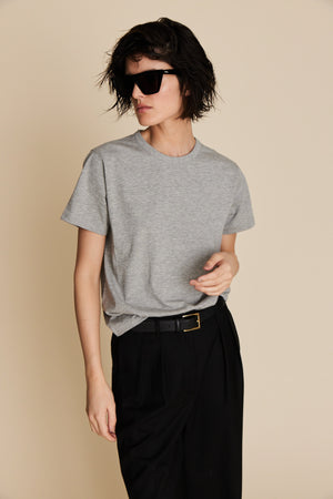 The Iconically Soft Perfect Tee in Heather Grey