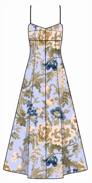 Flora Meadow Light Blue