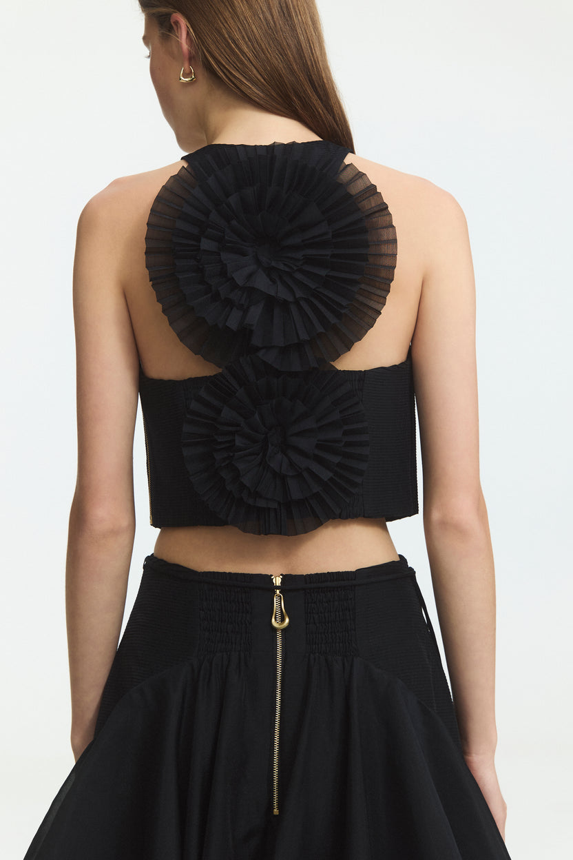 Radiate Pleated Top