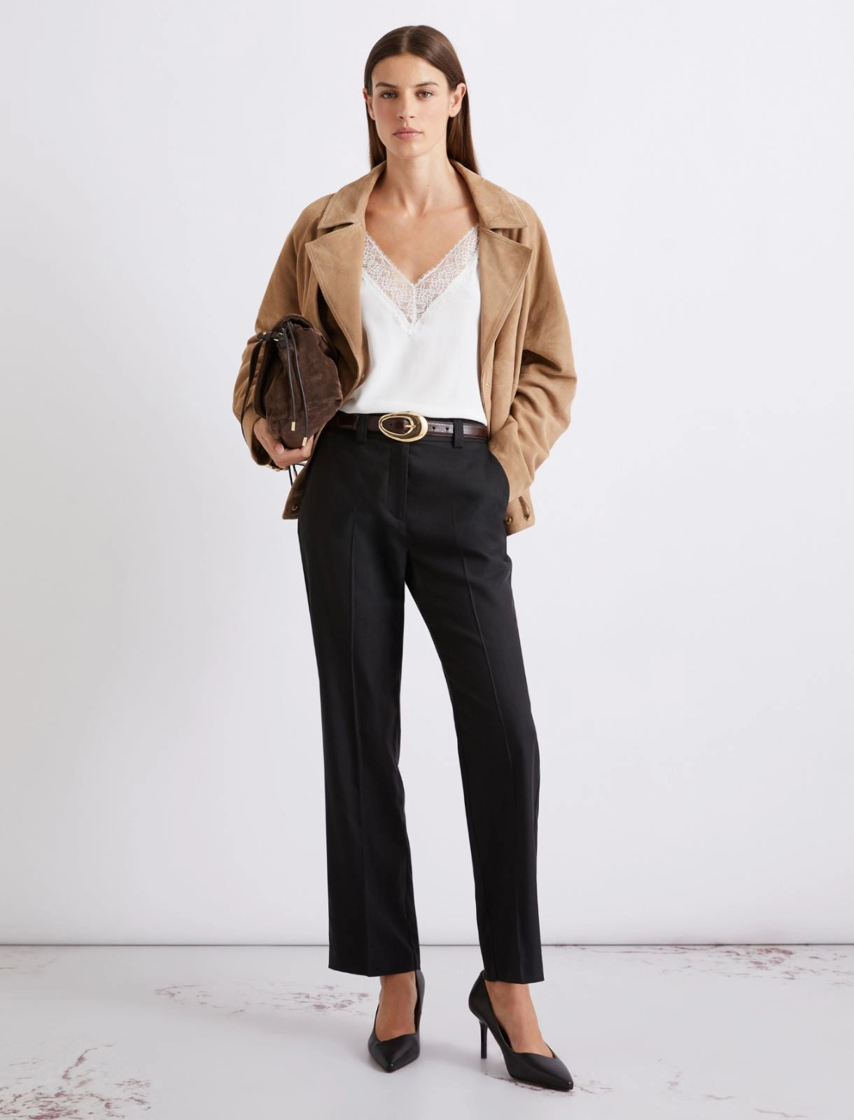 Silk-blend Slip Top