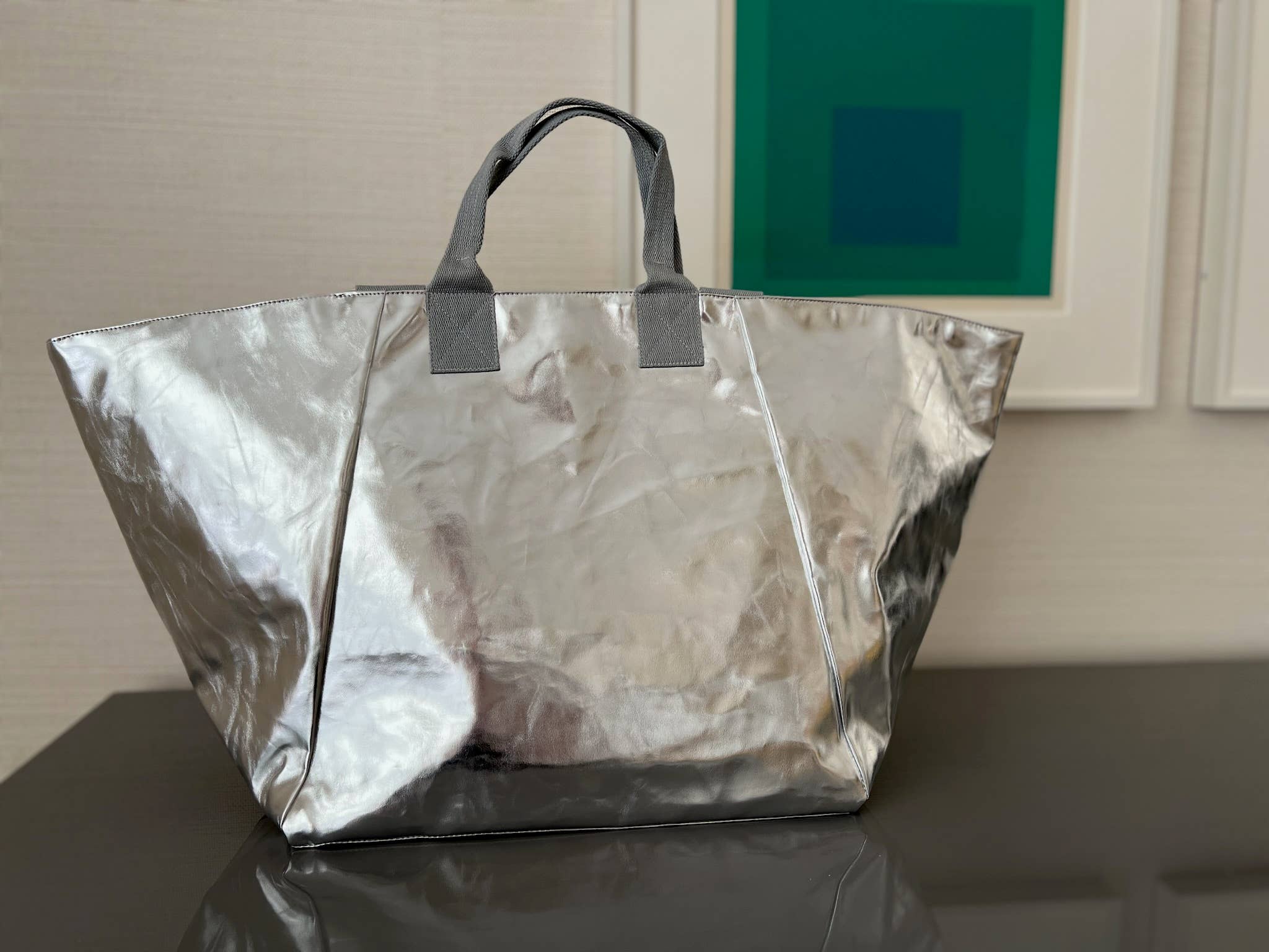 Metallic Tote