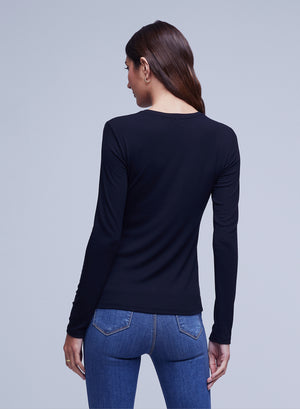 TESS L/S CREW NK TEE