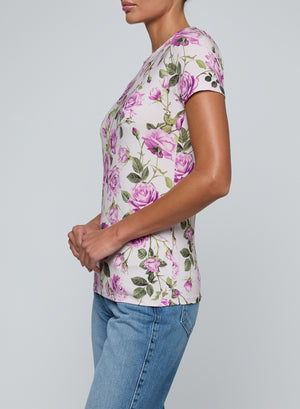 RESSI S/S CREW PRPL ROSE