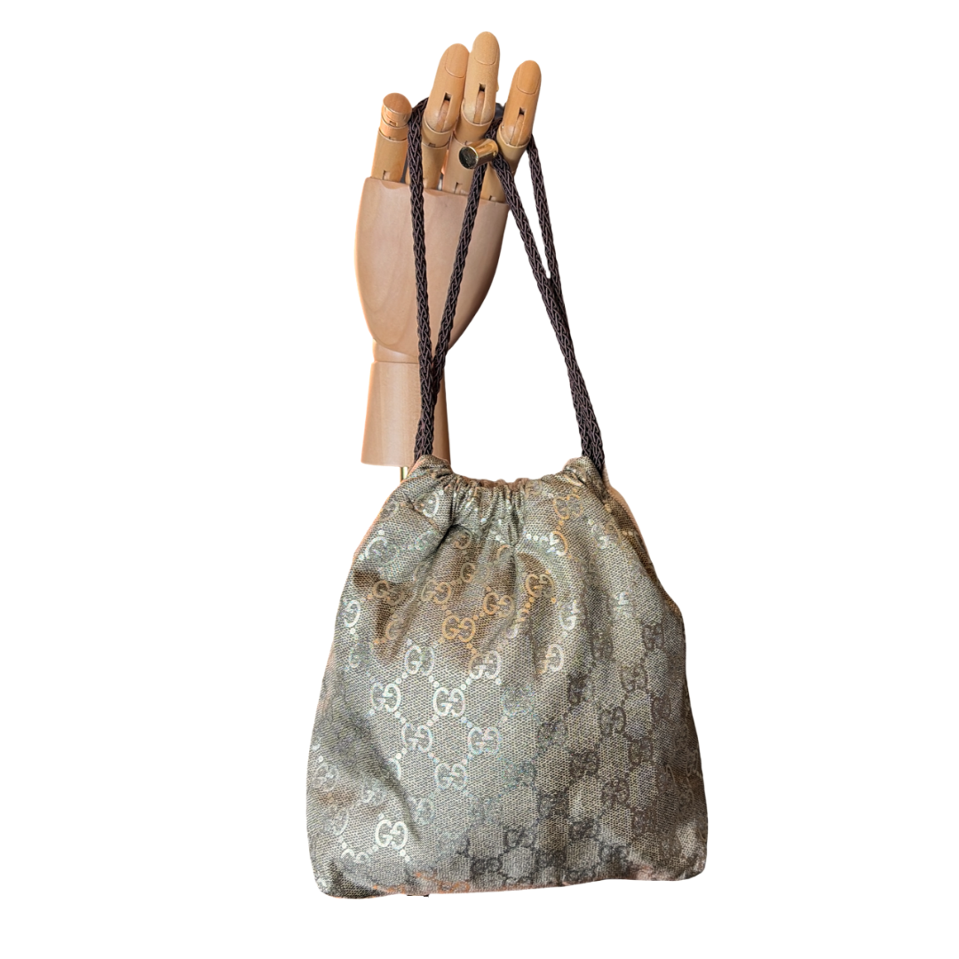 Gucci Metallic Scarf Crossbody Bag