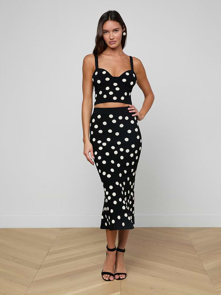 Mae Polka Dot Skirt
