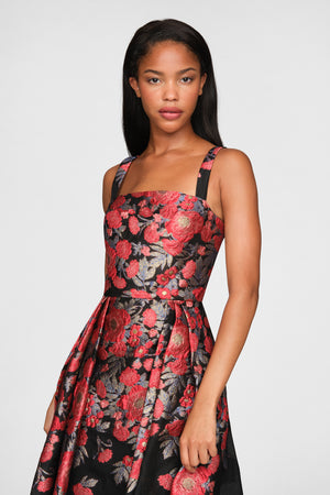 GINEVRA JACQUARD GOWN