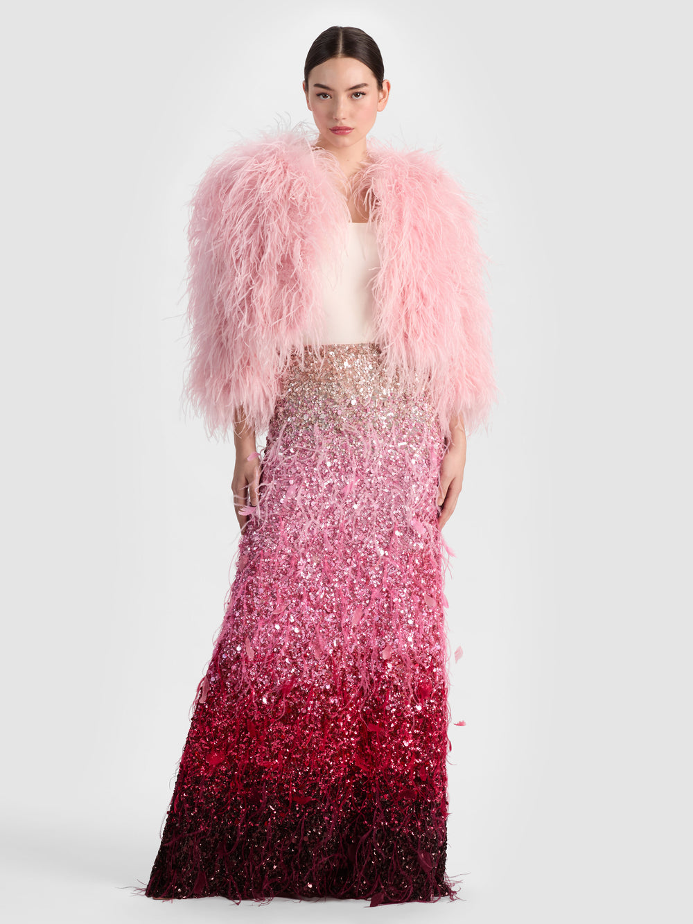 Ashton Feathered Skirt