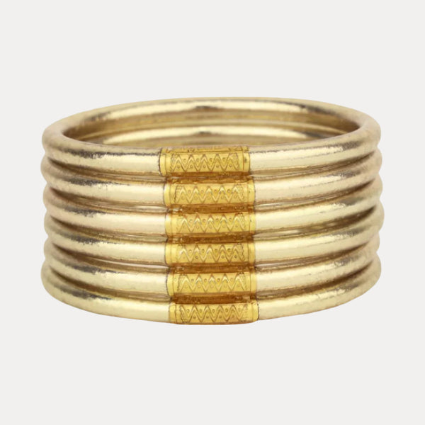 Etoile - 6 Stack Metallic Bangle