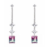 Iris Earrings - Amethyst Ombre