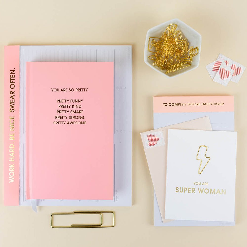 You Are So Pretty" - Pink Journal