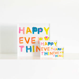 Happy Everything Block of Love