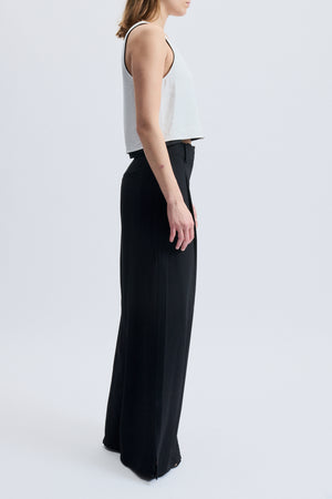 Neve Tuxedo High-Waisted Pant