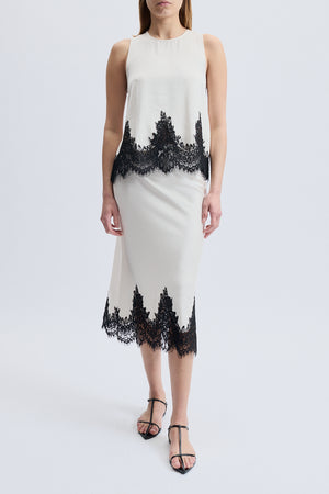 Bellamy Sleeveless Lace Trim Top