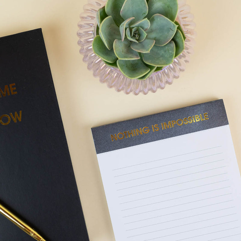 "Nothing is Impossible" - Lined Notepad