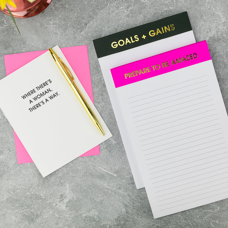 "Prepare to be Amazed" - Lined Notepad
