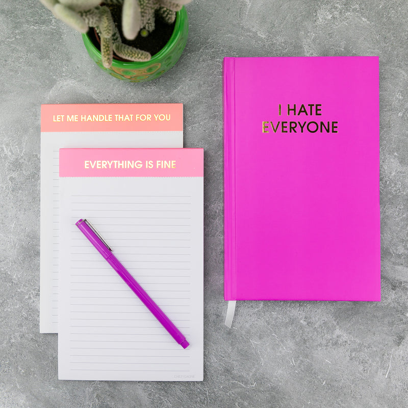 "Everything is Fine" - Lined Notepad