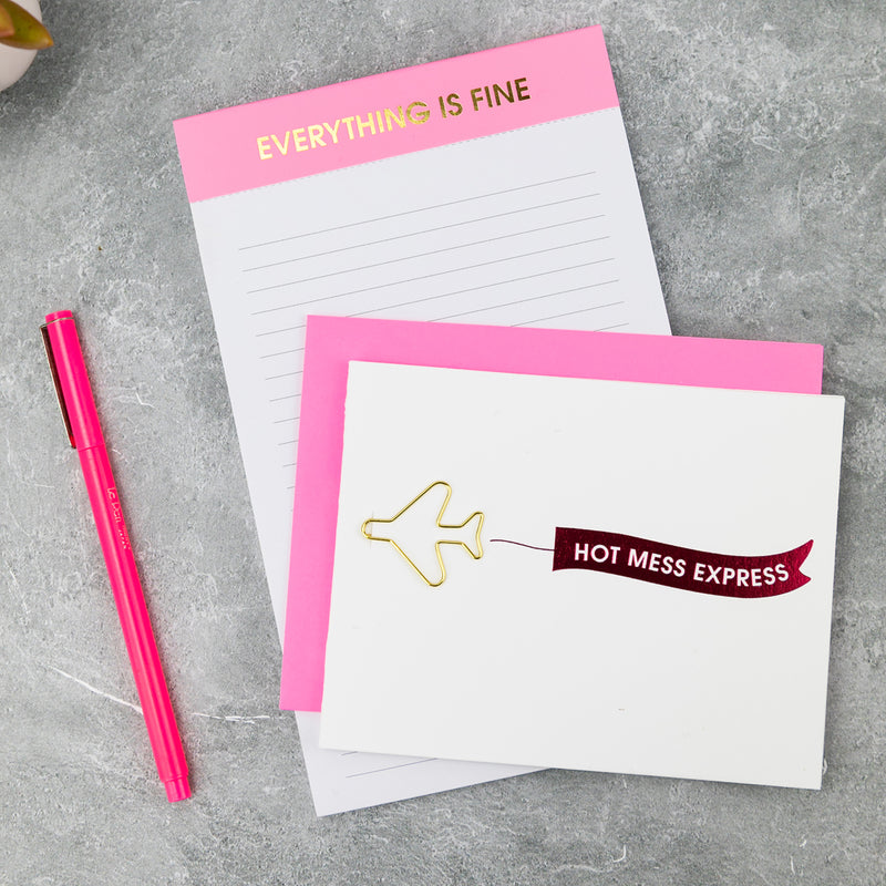 "Everything is Fine" - Lined Notepad