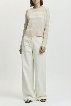 Odette Striped Knit Sweater
