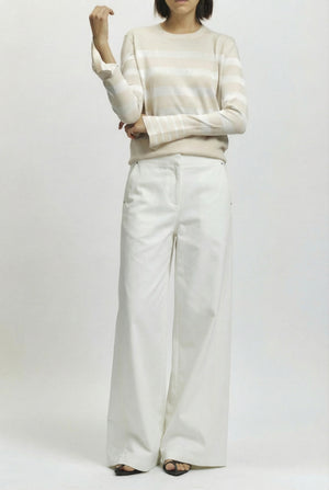 Odette Striped Knit Sweater