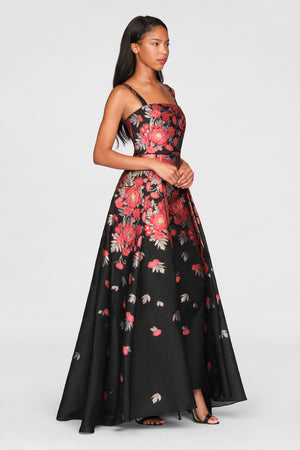GINEVRA JACQUARD GOWN