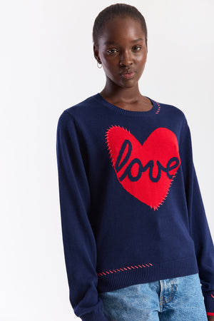 LOVE HEART STITCH CREW