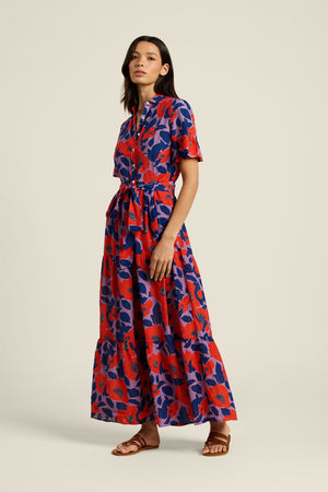 Martine Dress Poinciana Floral