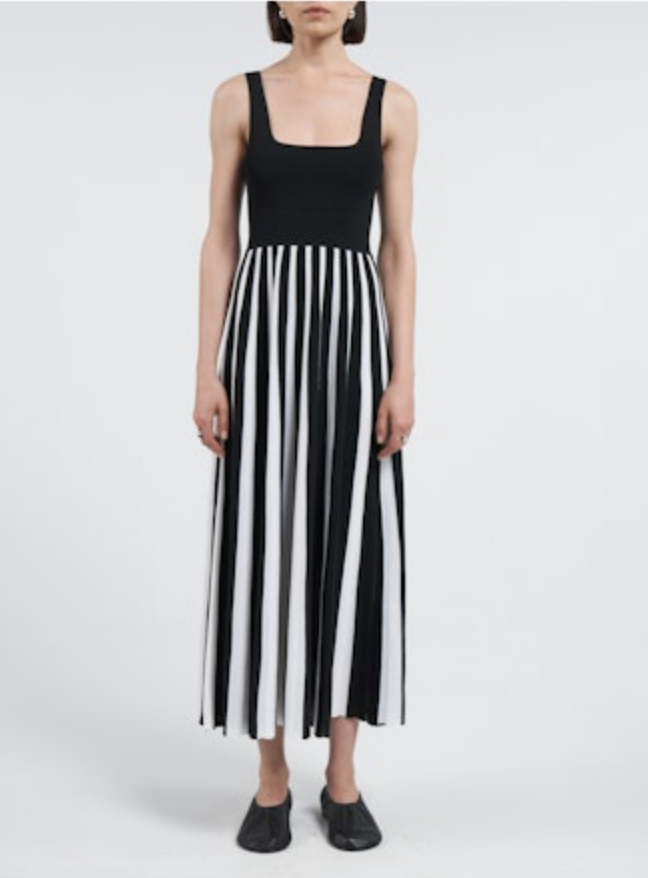 Square Neck Mesh Dress