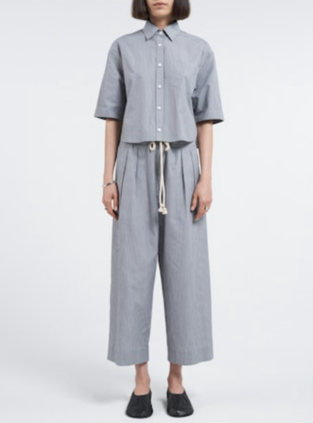 Crop Oversized Shirt