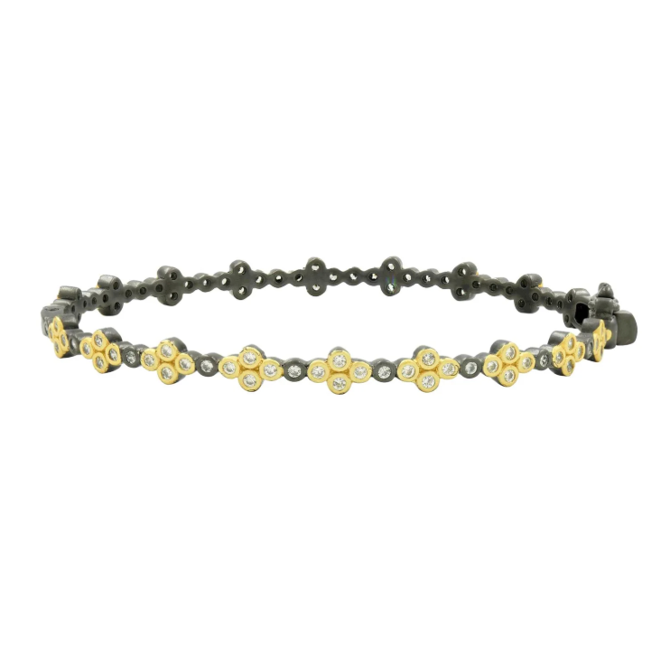 Clover Hinge Bangle