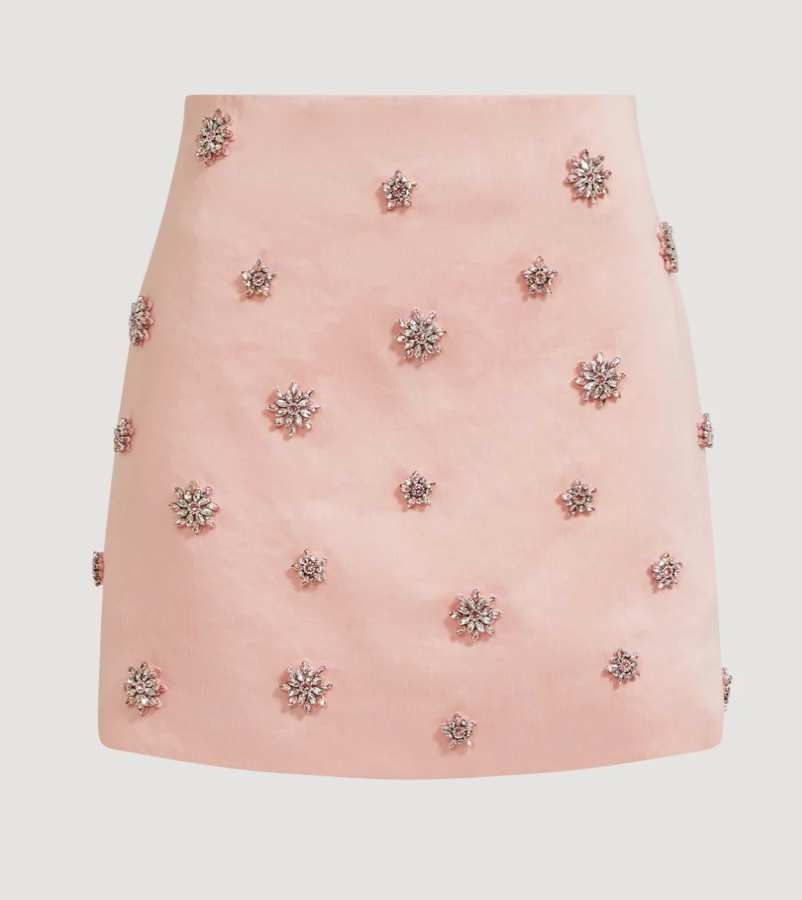 Demi Crystal Mini Skirt