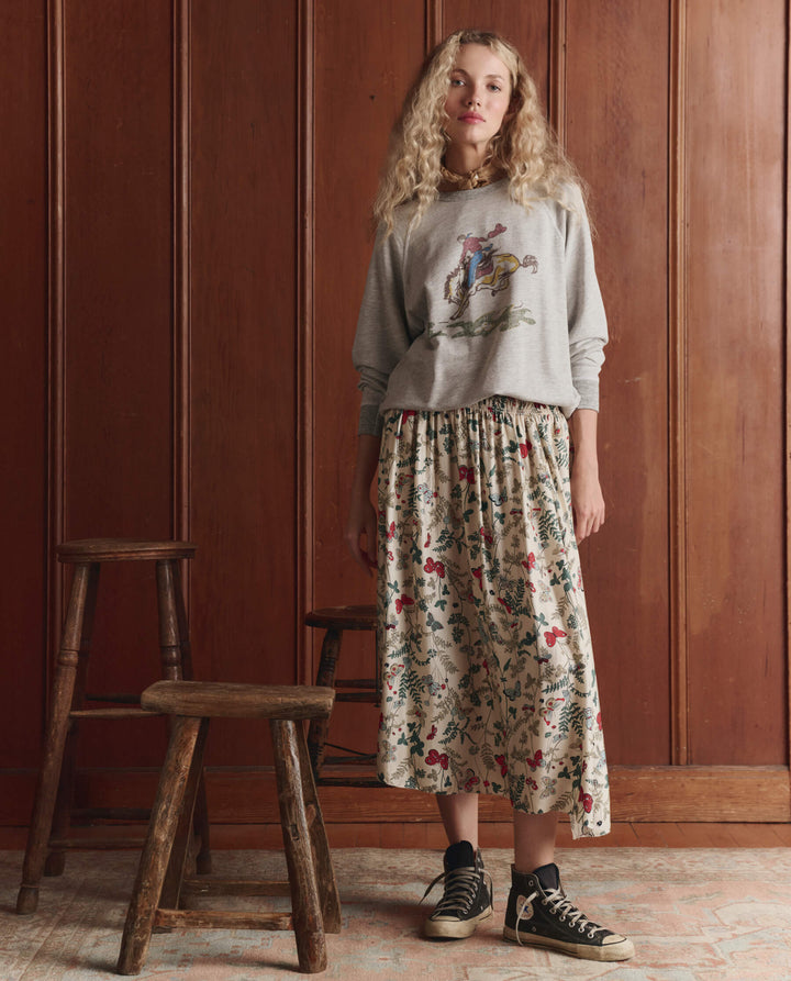 Canary Silk Skirt
