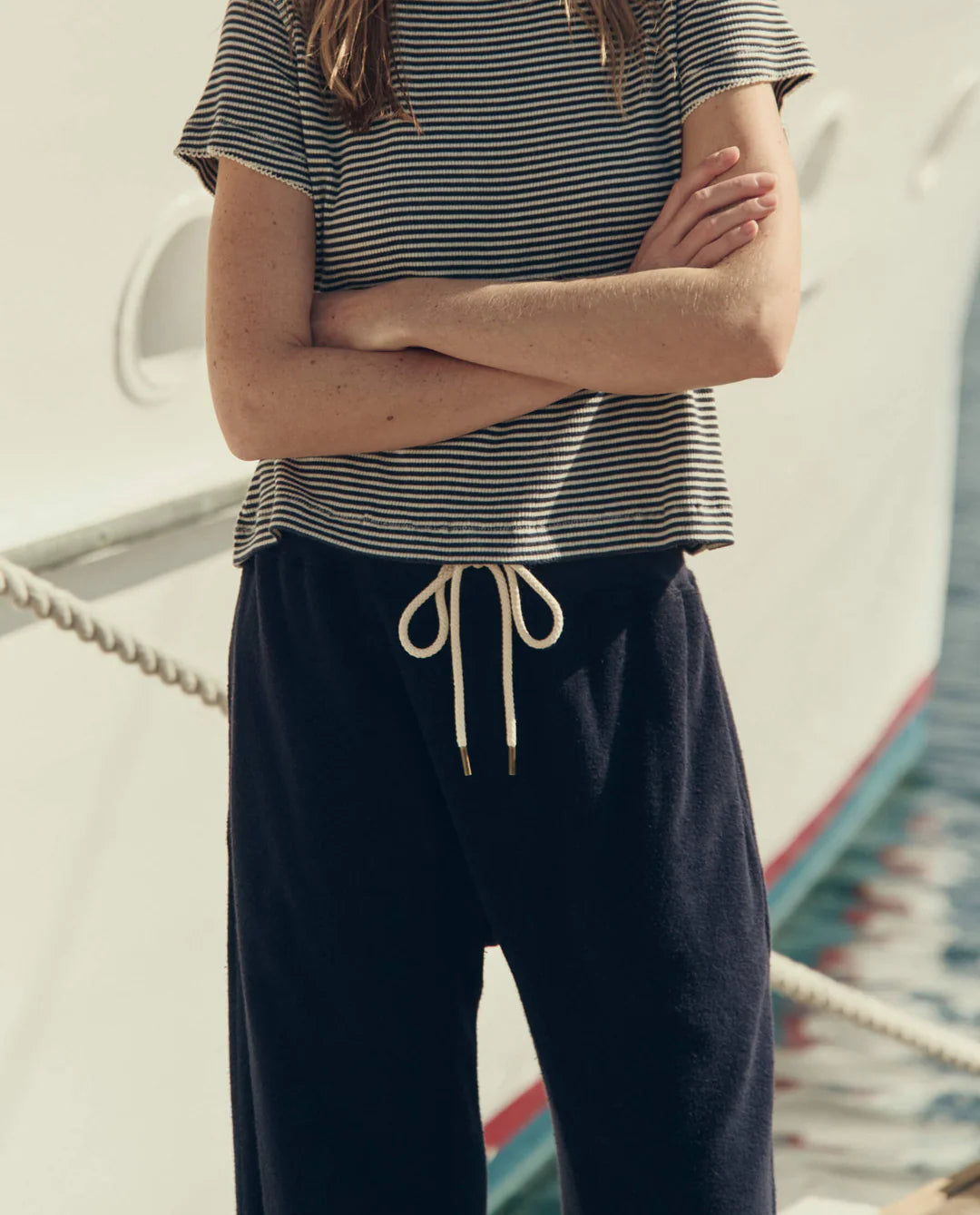 Micro Terry Horseshoe Sweatpants