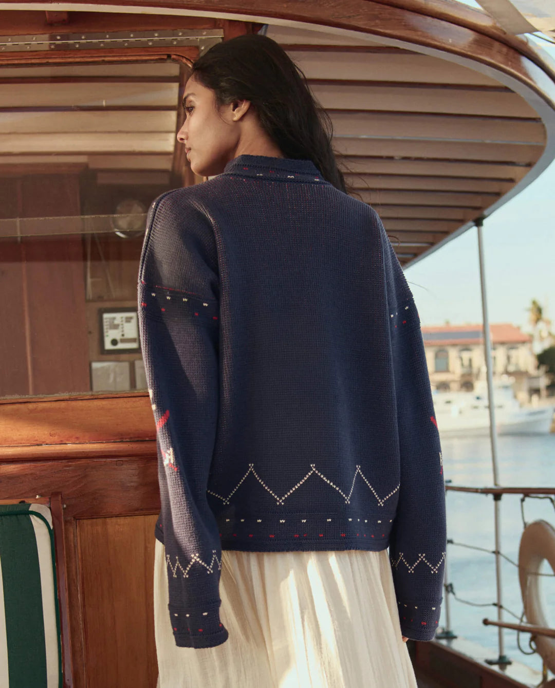 The Fisherman Laceup Pullover