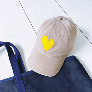 Baseball Hat Heart Patch