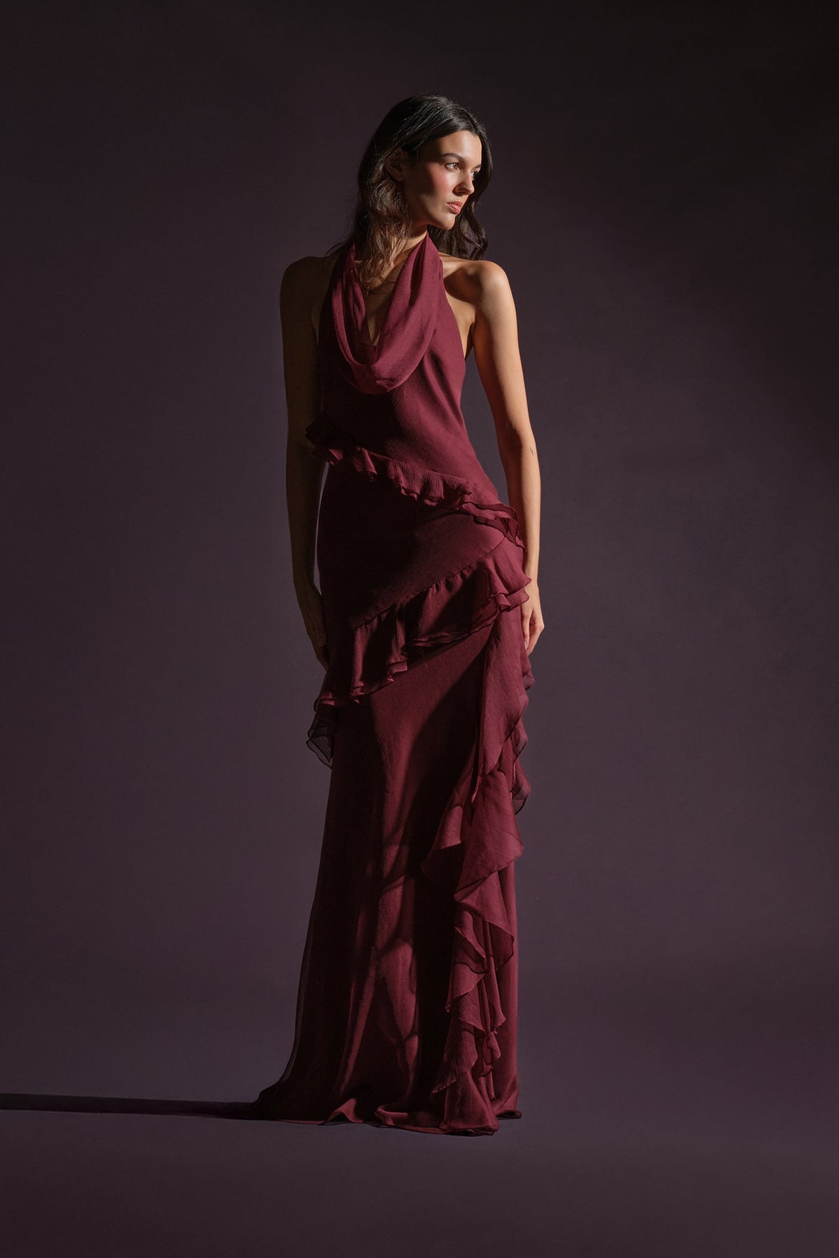 Marisol Cowl Neck Gown