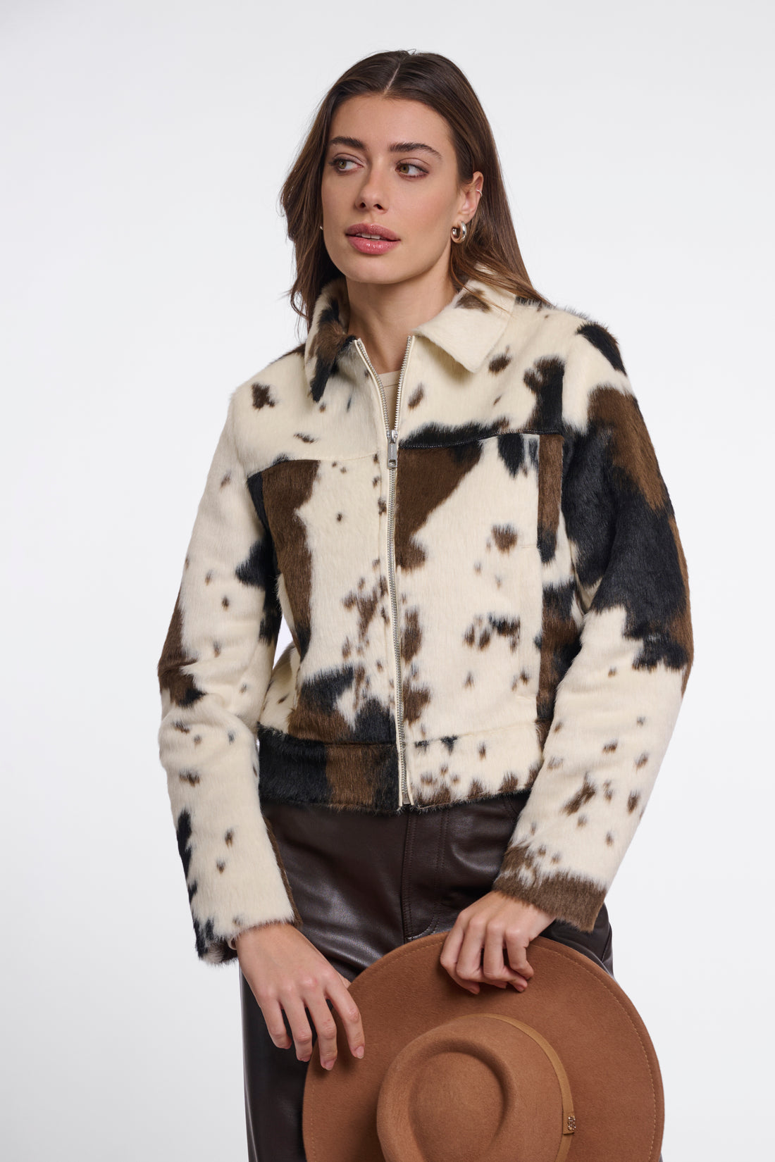 Cow Zip Jacket