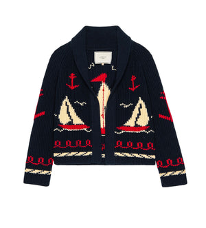 THE SAILBOAT LODGE CARDIGAN