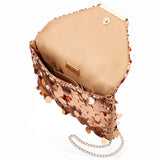 Umma Dark Gold Sequin Clutch