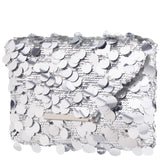 Umma Silver Sequin Clutch