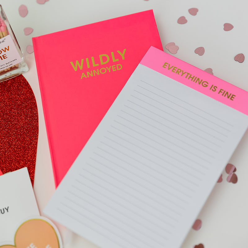 "Everything is Fine" - Lined Notepad
