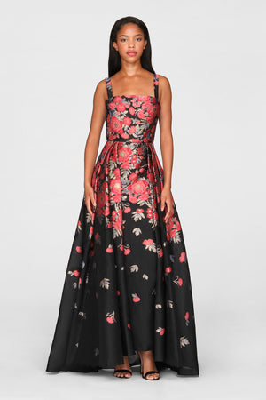 GINEVRA JACQUARD GOWN