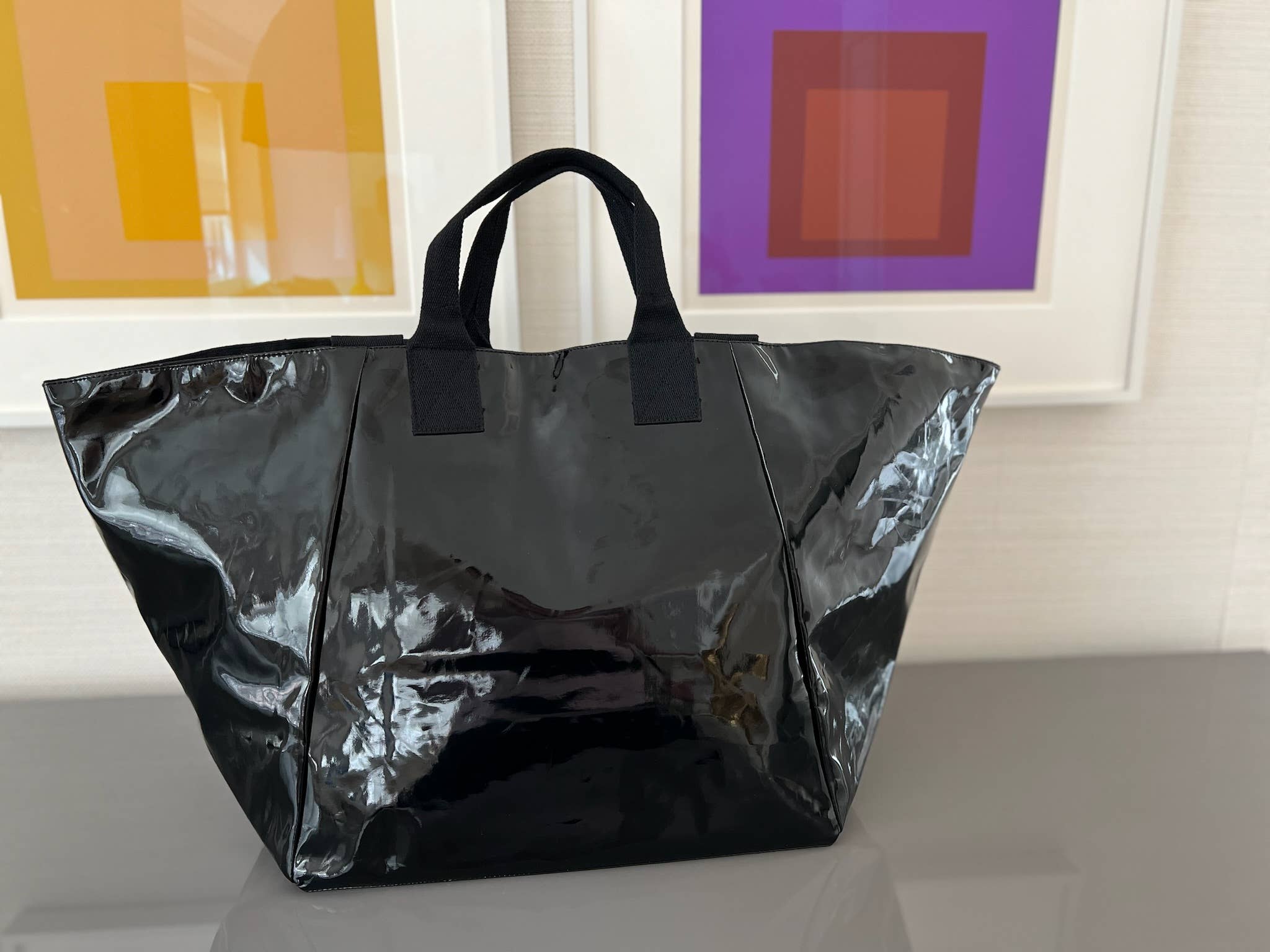 Metallic Tote