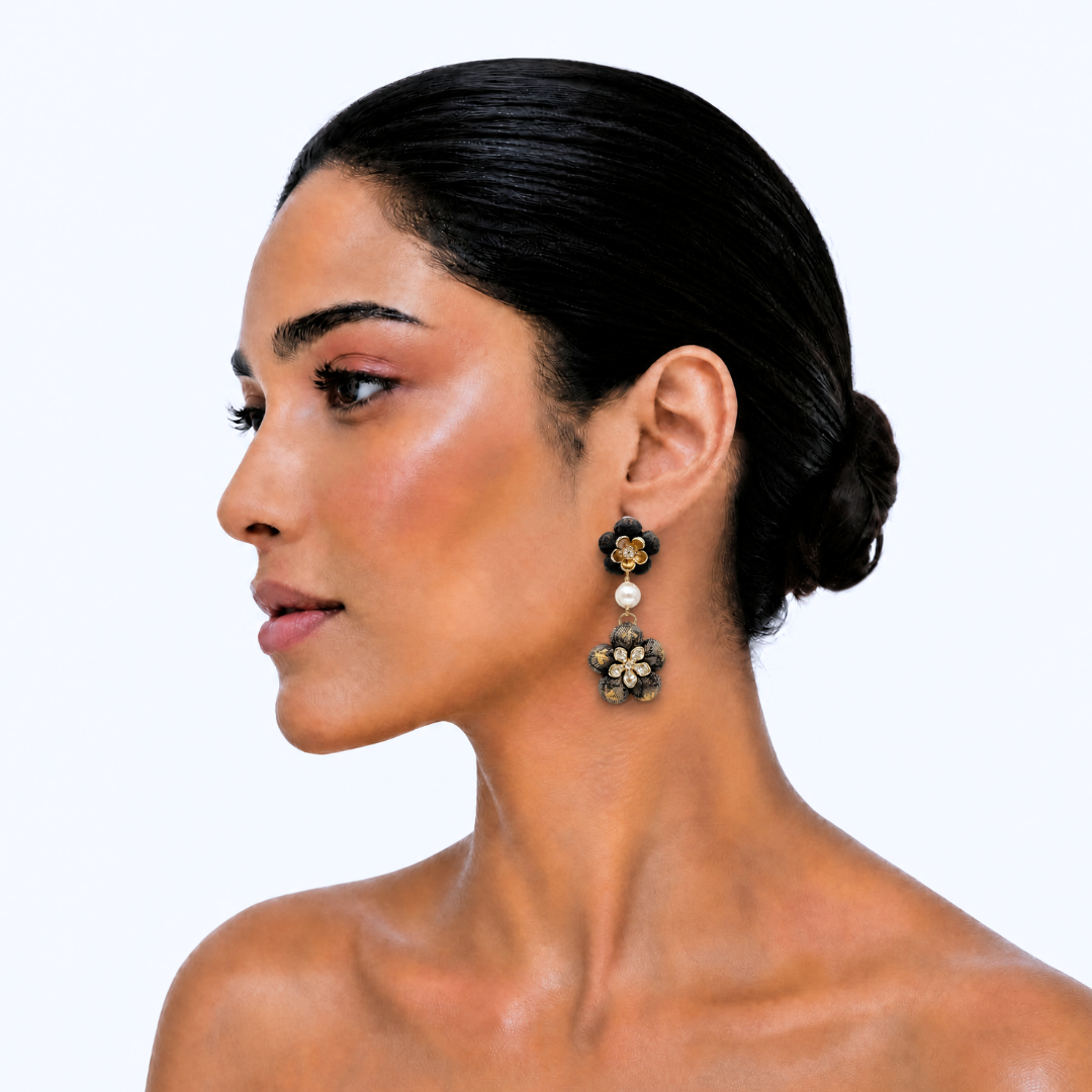 Gucci Gold Bumblebee Chandelier Earrings
