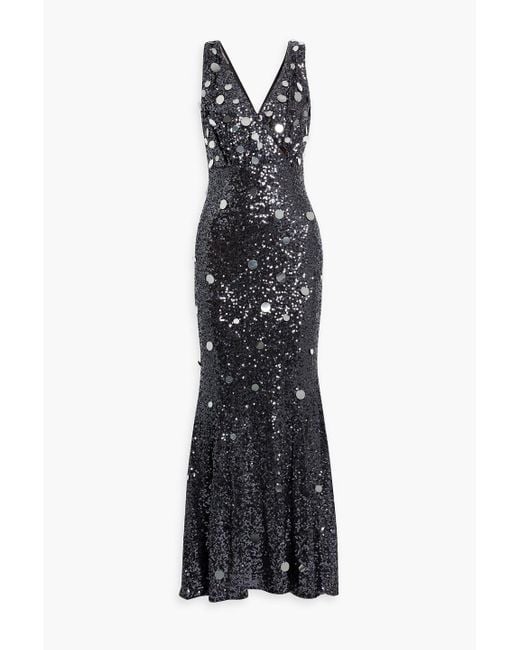 Sequined Tulle Gown
