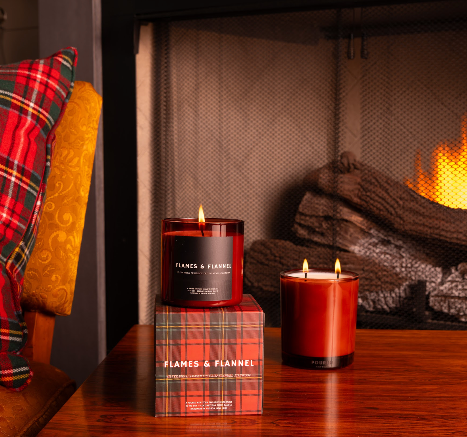Flames & Flannel Candle