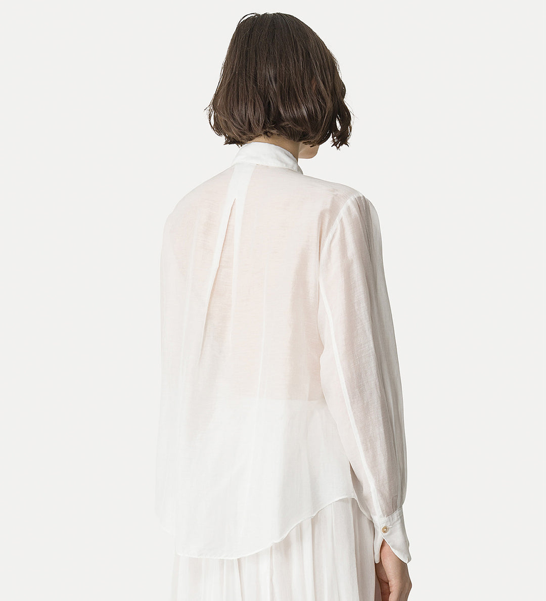 Embroidered Voile Shirt