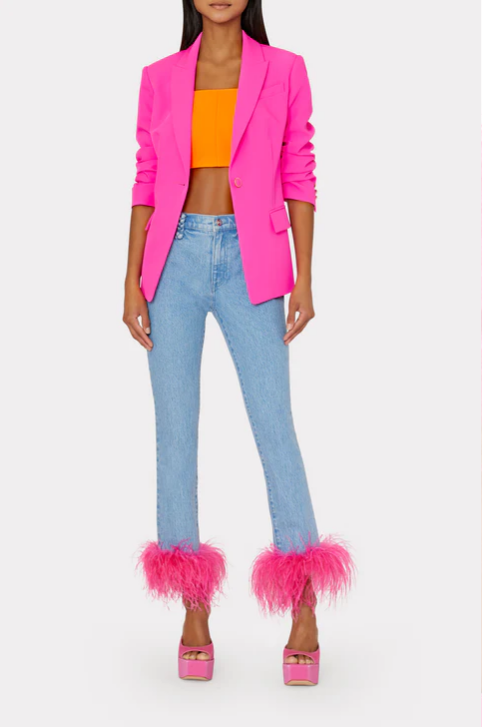 Skinny Gale Feather Jean