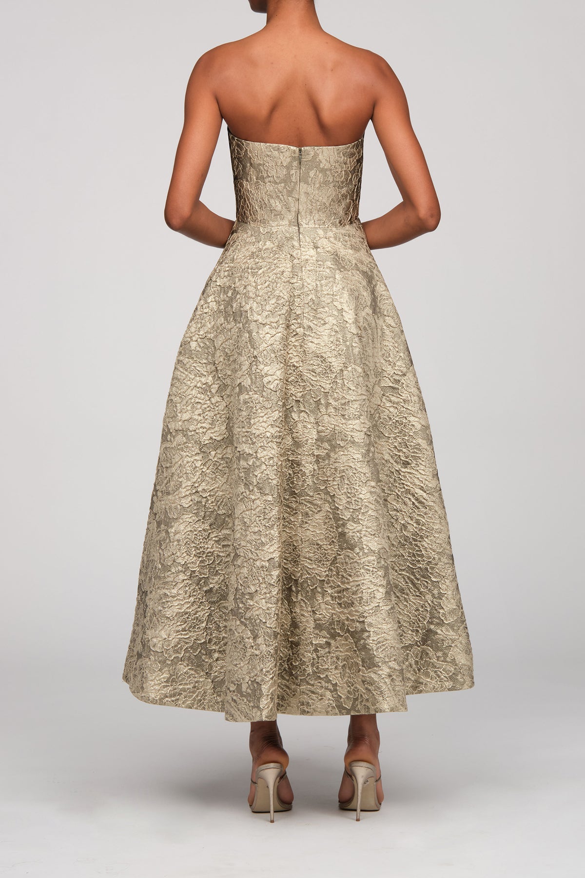 DAKOTA METALLIC JACQUARD GOWN